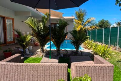 Furnished 2-Bedroom House with Private Pool for Rent at Grand Gaube